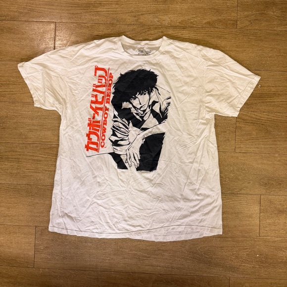 BeBop Other - BeBop White and Red Graphic Tee men size 2XL